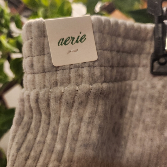 Gray Ribbed Pants - Picture 4 of 4